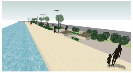 Vizualizacija portoroške promenade (2)